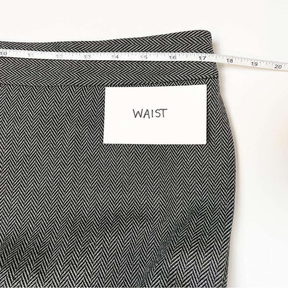 Talbots Italian Luxe Knit Herringbone Straight Leg Pants 12P 12 petite career‎ - Picture 9 of 12